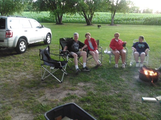 July Campout - Relaxing